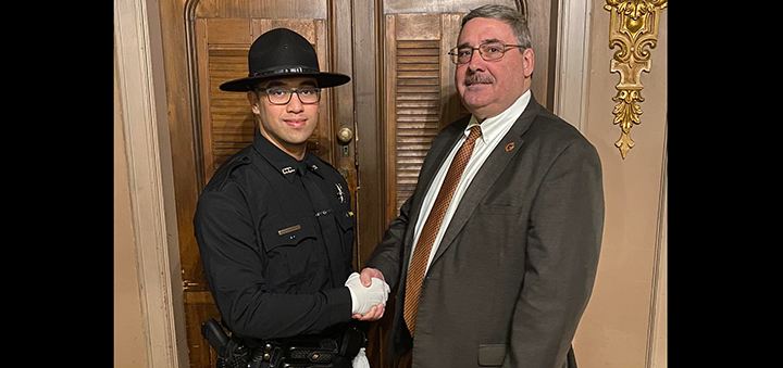 Chenango County sheriff welcomes new officer and has openings for correction officers